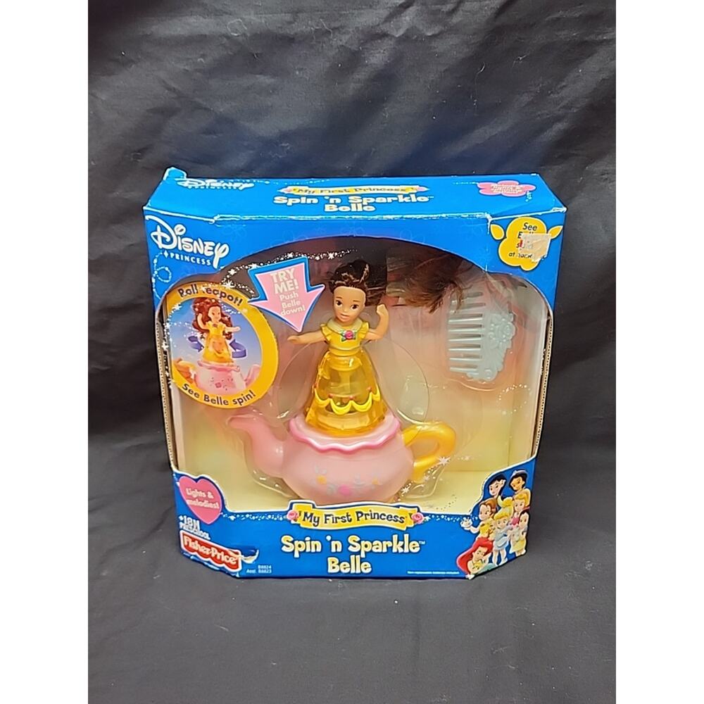 RARE 2003 FISHER PRICE MY FIRST PRINCESS MUSICAL BELLE PLAYSET NEW SEALED !